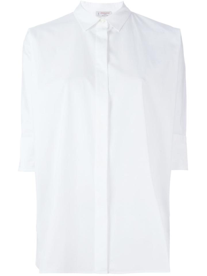 Alberto Biani Boxy Shirt, Women's, Size: 38, White, Cotton