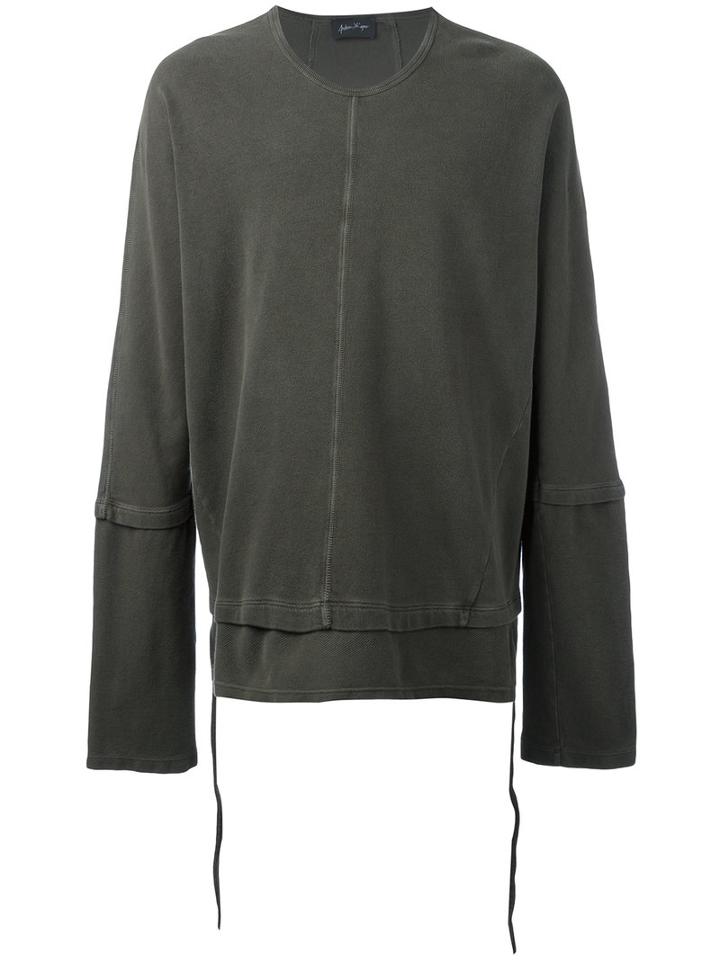 Andrea Ya'aqov - Knitted Sweatshirt - Men - Cotton - S, Green, Cotton