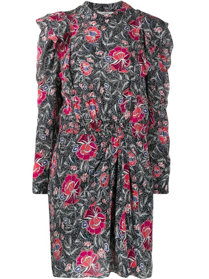 Isabel Marant Étoile Yoana Printed Dress - Black