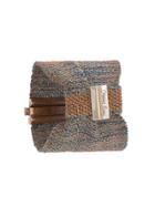 Carolina Bucci Melange Woven Bow Bracelet - Metallic