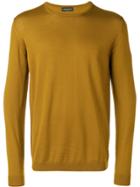 Roberto Collina Crew Neck Sweater - Yellow & Orange