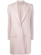 Givenchy Single-breasted Tailored Coat - Pink