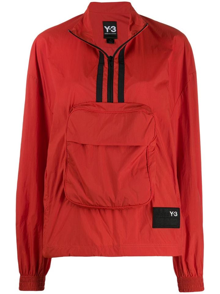 Y-3 Half-zip Shell Track Jacket - Orange