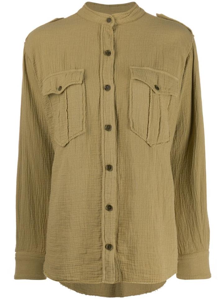 Isabel Marant Étoile Flap Pocket Shirt - Green