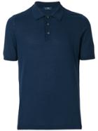 Barba Slim Fit Polo Shirt - Blue