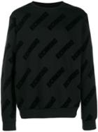 John Richmond Larkin Printed Logo Sweatshirt - Black