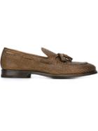 Henderson Baracco Woven Tassel Loafers, Men's, Size: 43.5, Brown, Leather