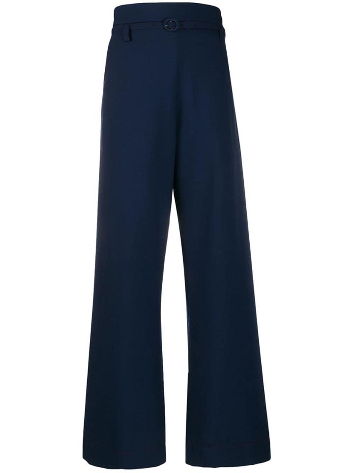 Marni High-waisted Trousers - Blue