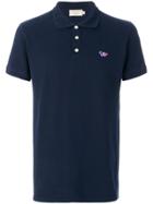 Maison Kitsuné Logo Polo Shirt - Blue