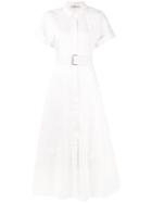 C & M Zeta Shirt Dress - White