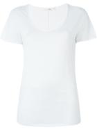 Rag & Bone Scoop Neck T-shirt, Women's, Size: Medium, White, Cotton