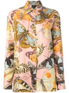 Gucci Vintage Butterfly Shirt - Pink & Purple