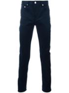 Ps By Paul Smith Slim Fit Chinos, Men's, Size: 33, Blue, Cotton/spandex/elastane