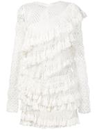 Ulla Johnson Macramé Mini Dress - White
