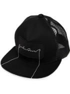 Julien David Embroidered Trucker Cap - Black