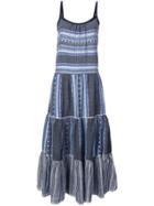 Lemlem Striped Full Dress - Blue