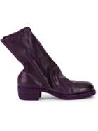 Guidi Rear Zipped Boots - Pink & Purple