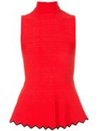 Proenza Schouler Silk Cashmere Knit Polo - Orange