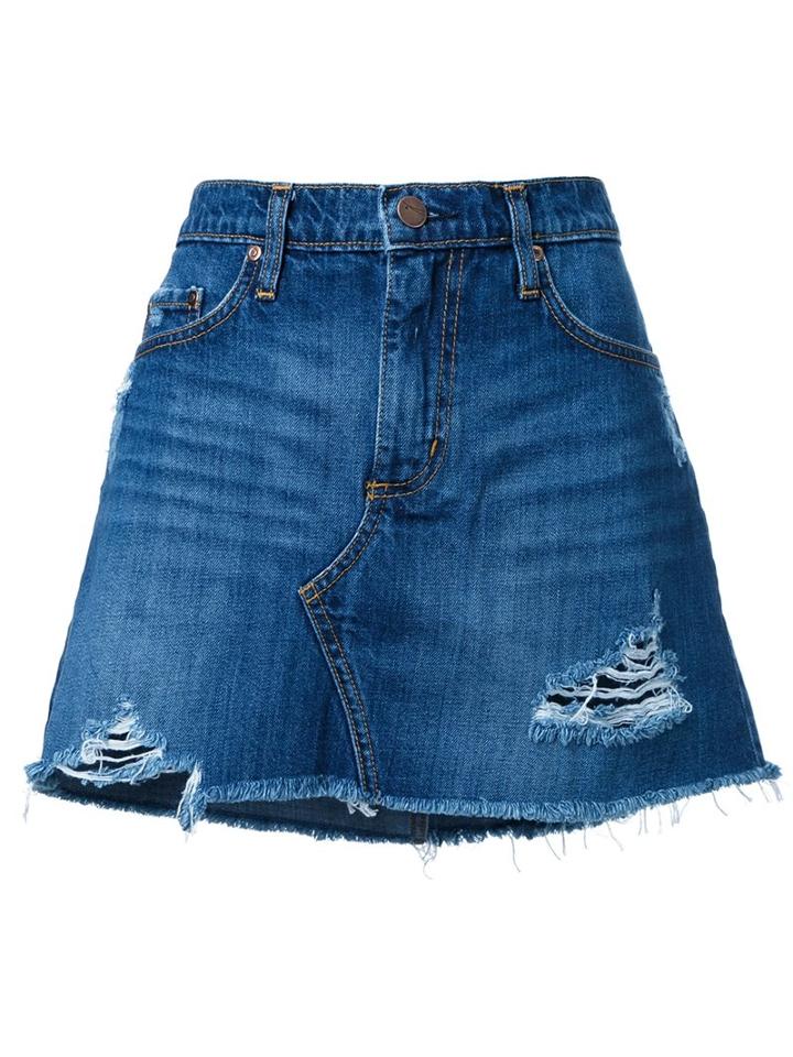 Nobody Denim Prairie Skirt, Women's, Size: 26, Blue, Cotton