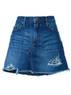 Nobody Denim Prairie Skirt, Women's, Size: 26, Blue, Cotton