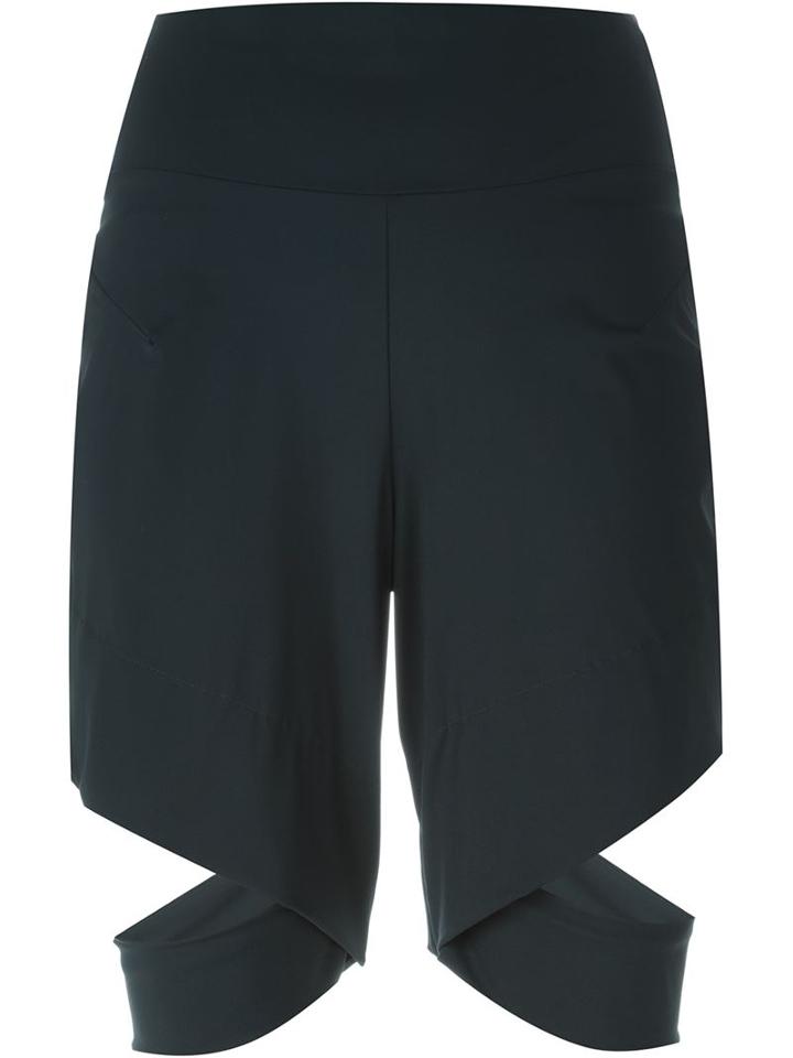Lost And Found Cut-out Fitted Shorts