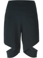 Lost And Found Cut-out Fitted Shorts
