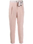 Peserico Tailored Slim Trousers - Orange