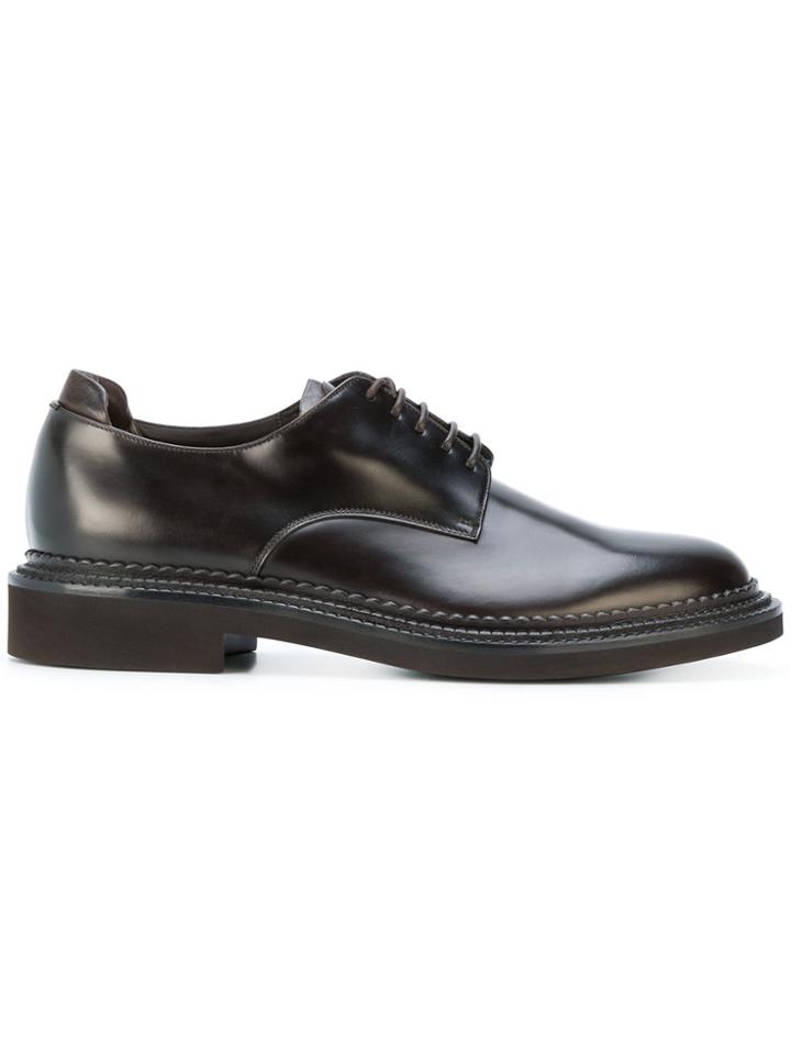 Giorgio Armani Classic Oxford Shoes - Brown