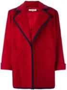 Yves Saint Laurent Vintage Oversized Jacket, Women's, Size: 34, Red