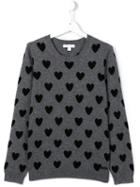 Burberry Kids Heart Intarsia Jumper