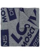 Love Moschino Logo Scarf - Grey