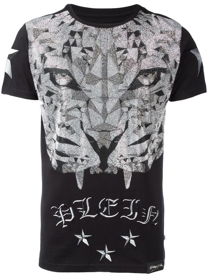 Philipp Plein Master T-shirt, Men's, Size: Large, Black, Cotton