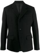 Prada Fitted Suit Jacket - Black