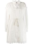 Twin-set Broderie Anglaise Short Dress - White
