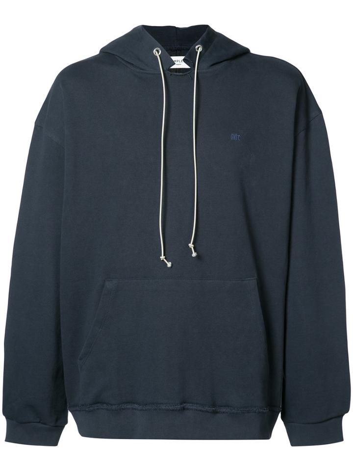 Mr. Completely - Front Pocket Hoodie - Men - Cotton - S, Black, Cotton