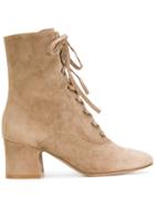 Gianvito Rossi Mackay Ankle Boots - Nude & Neutrals