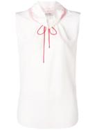 Dorothee Schumacher Divine Fluidity Sl. Less Blouse - White