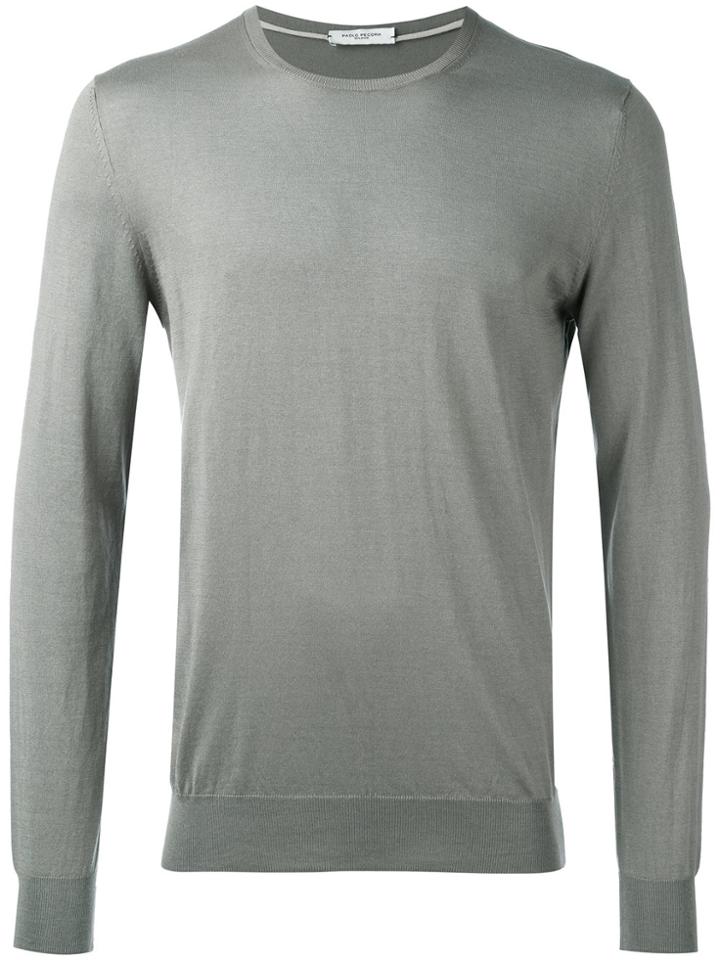 Paolo Pecora Crew Neck Jumper - Green
