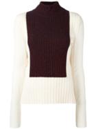 Cédric Charlier Ribbed Turtleneck Jumper, Women's, Size: 42, Polyamide/polyester/rayon/virgin Wool