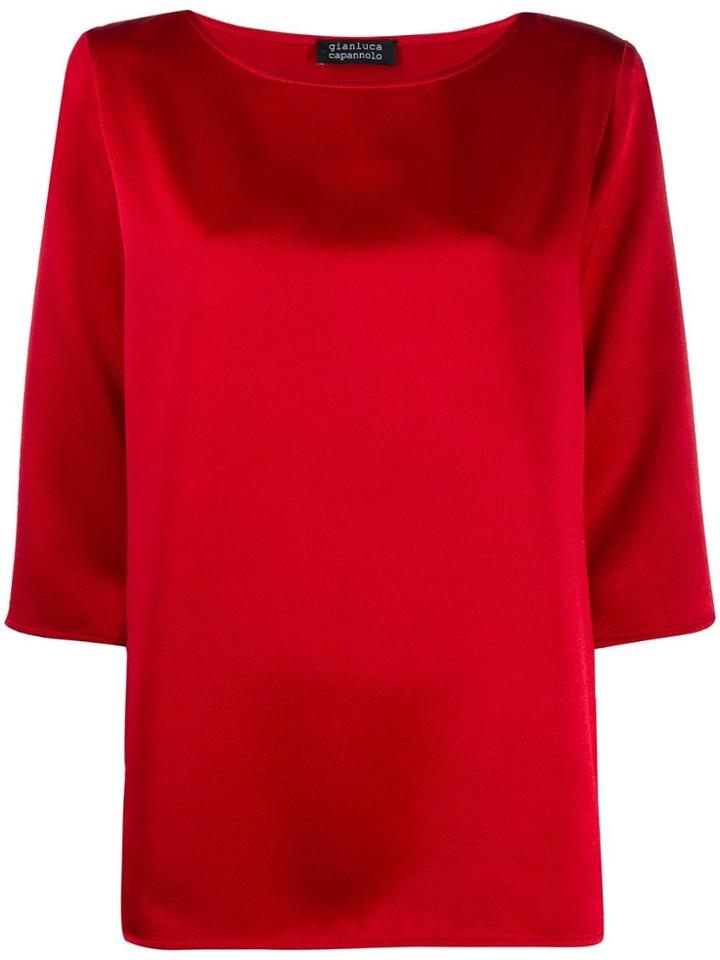 Gianluca Capannolo Loose Fit Blouse - Red