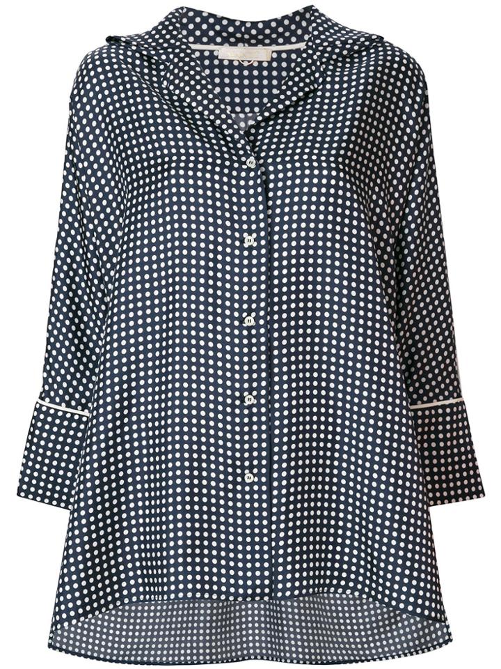 Mantu Polka Dot Shirt - Blue