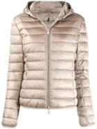 Save The Duck Padded Zip-front Jacket - Neutrals