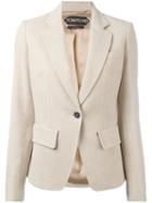 Tom Ford Single-button Blazer, Women's, Size: 38, Nude/neutrals, Silk/polyamide/mohair/virgin Wool