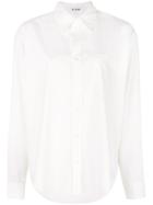 Re/done High Low Shirt - White