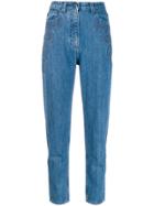 Etro Paisley Embroidery Jeans - Blue