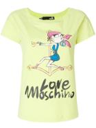 Love Moschino Logo Patch T-shirt - Green