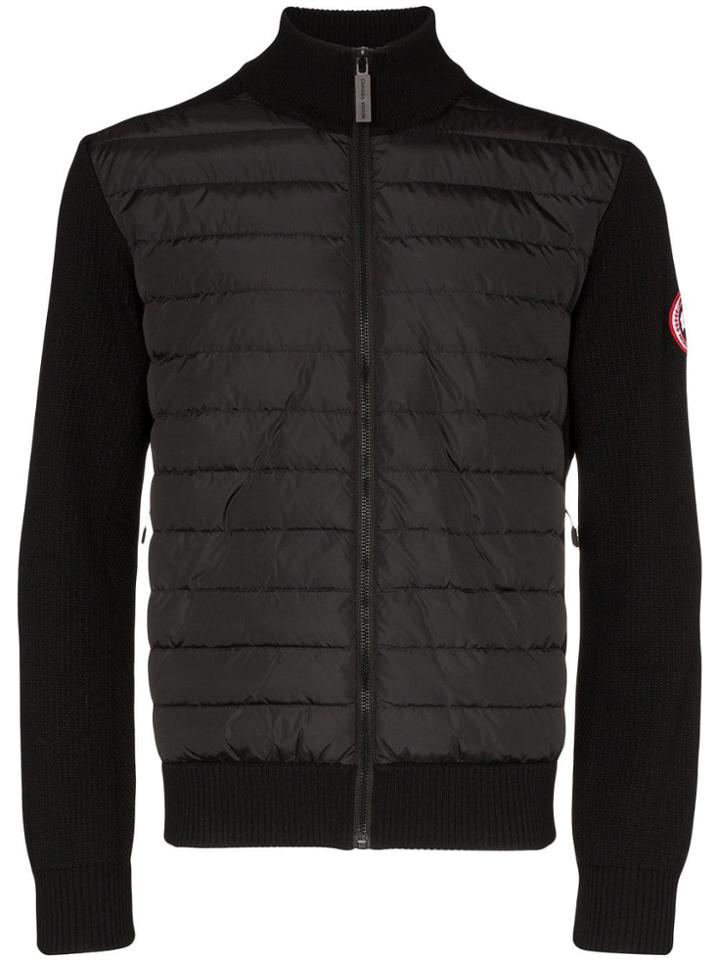 Canada Goose Hybridge Knit Padded Jacket - Black