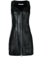 Givenchy - Sleeveless Mini Dress - Women - Silk/cotton/lamb Skin/viscose - 36, Black, Silk/cotton/lamb Skin/viscose