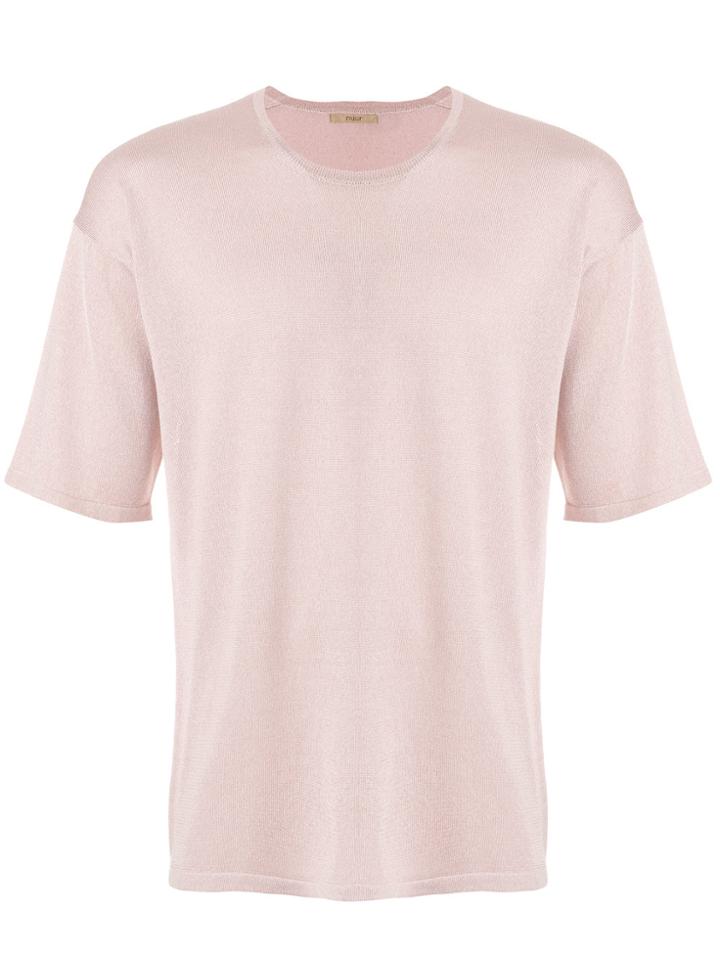 Nuur Crew Neck T-shirt - Pink & Purple