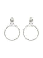 Miu Miu Crystal Earrings - Silver